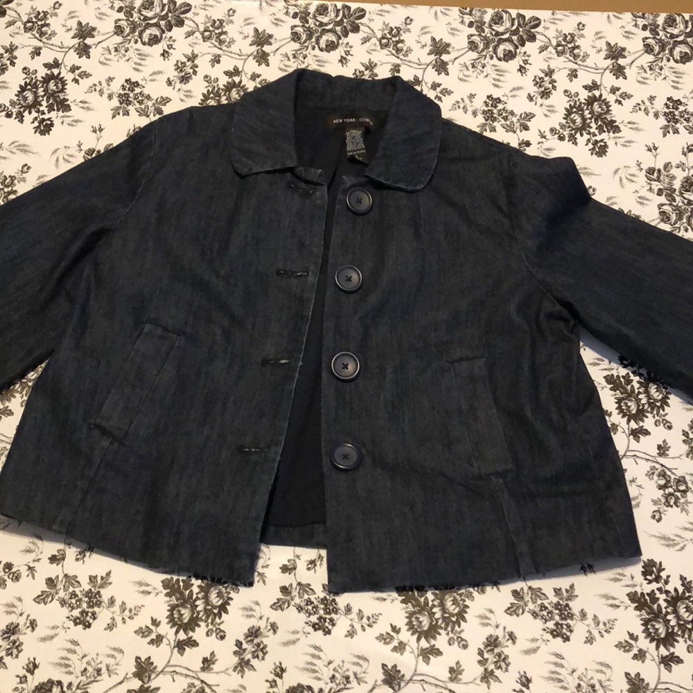 New York & co crop jacket 3/4 sleeve. NWOT